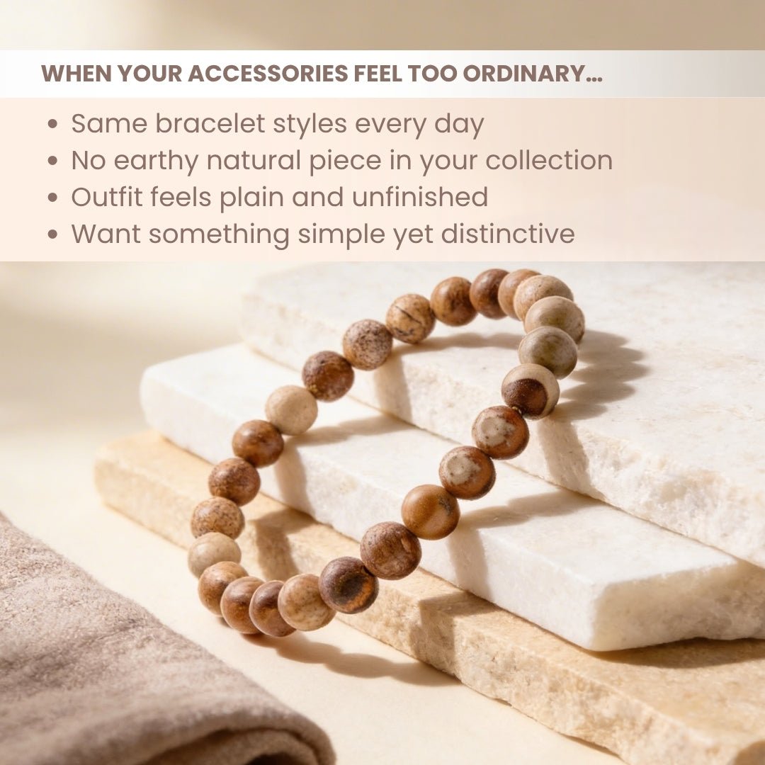 Picture Jasper Bracelet - plusvalueindia