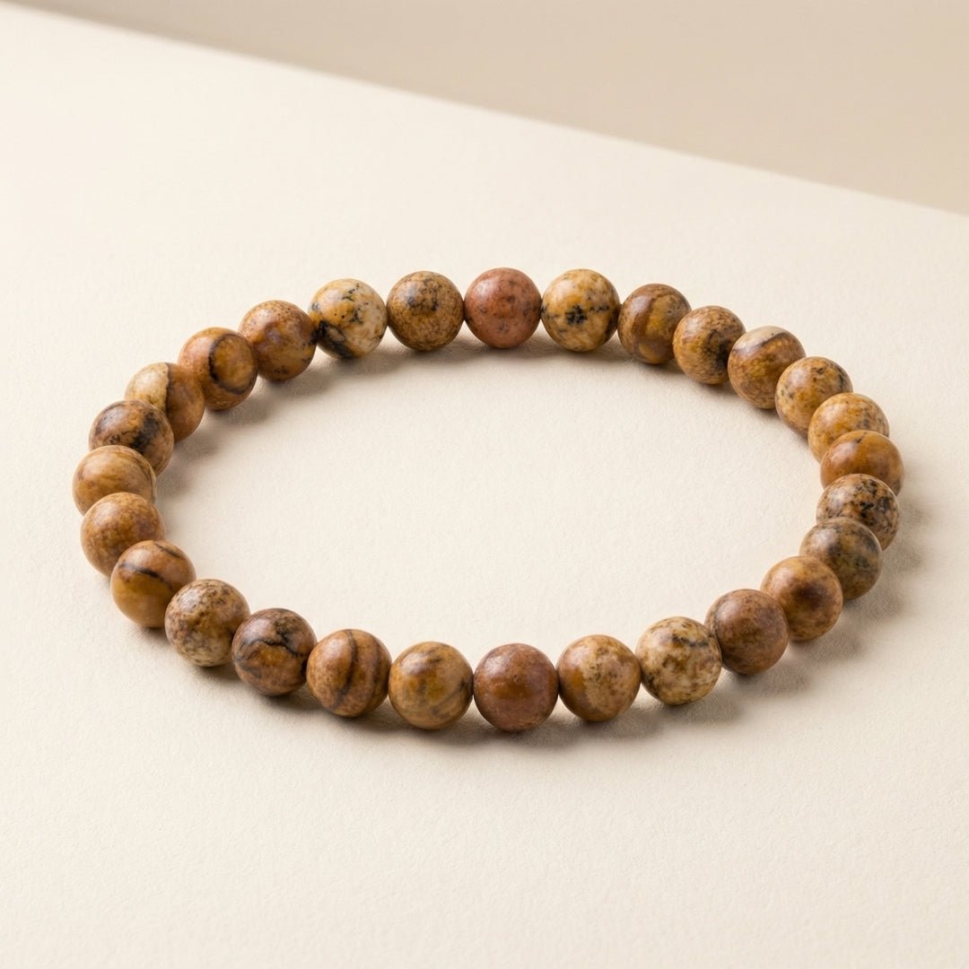 Picture Jasper Bracelet - plusvalueindia