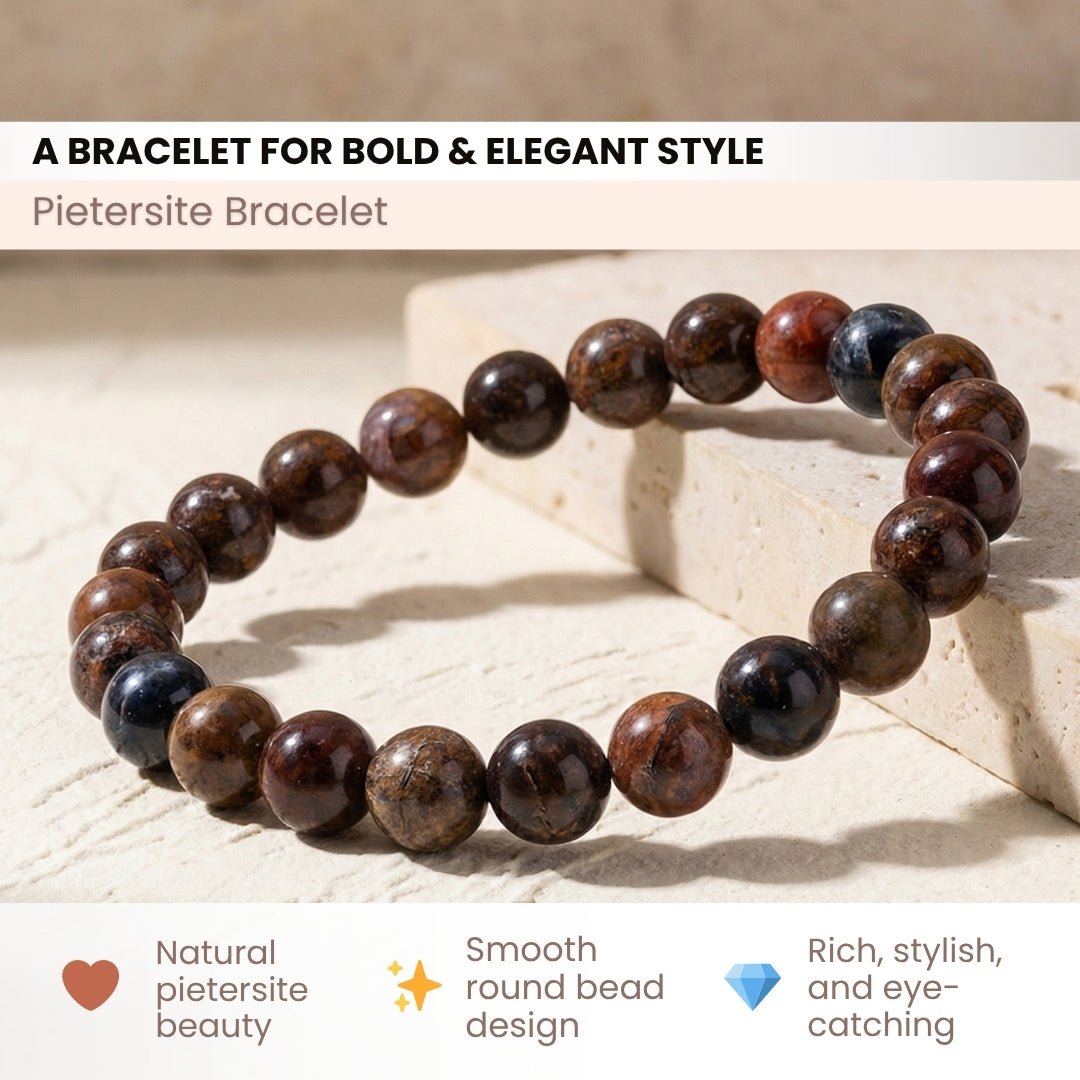 Pietersite Bracelet - plusvalueindia