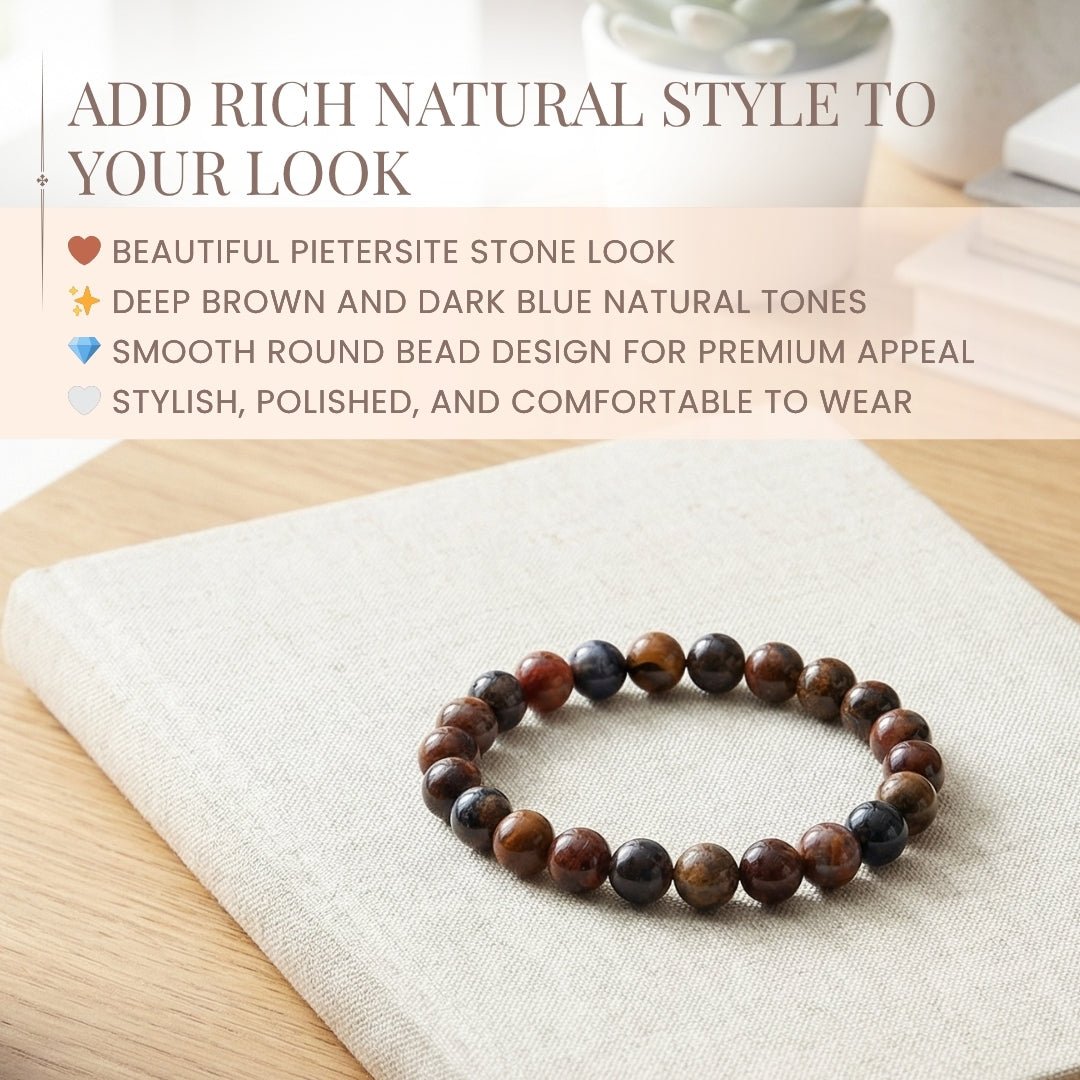 Pietersite Bracelet - plusvalueindia