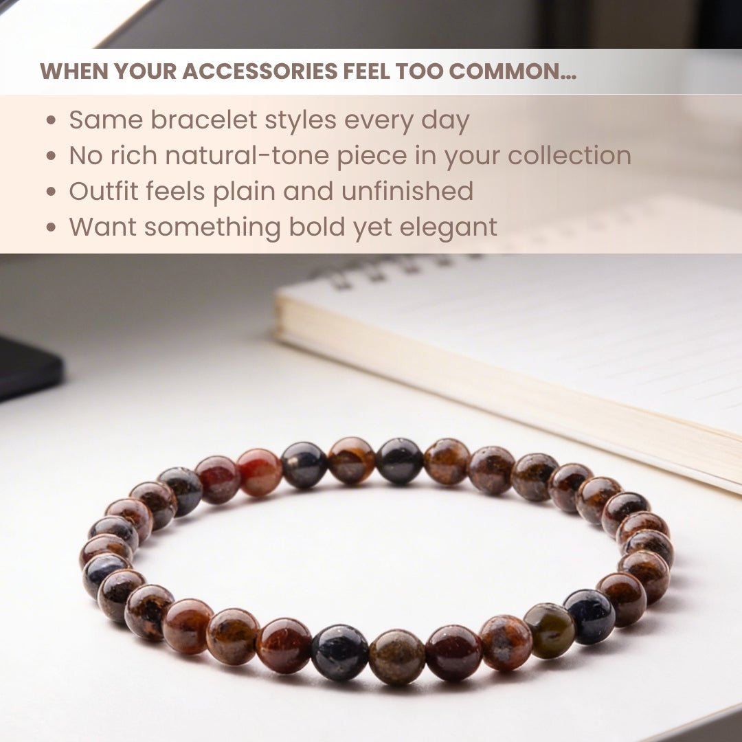 Pietersite Bracelet - plusvalueindia