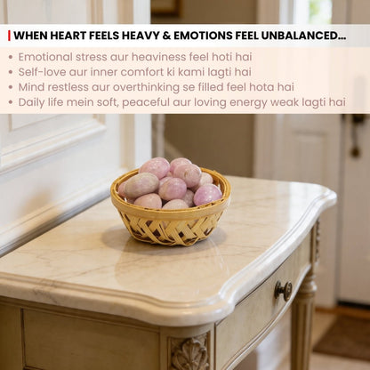 Pink Kunzite Tumbled Stone Pebbles - plusvalueindia