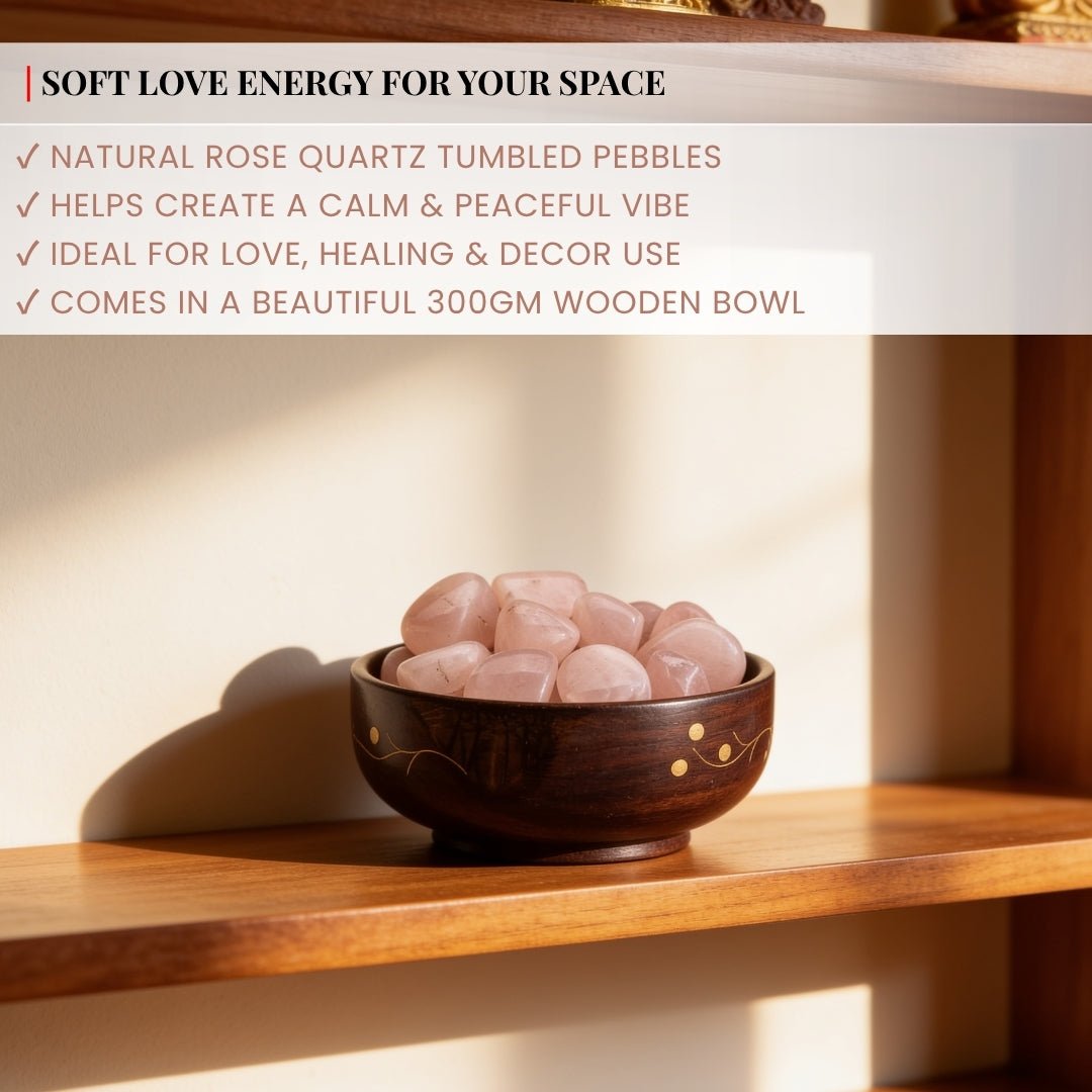 200 gm quantity of polished pink rose quartz tumbled pebbles