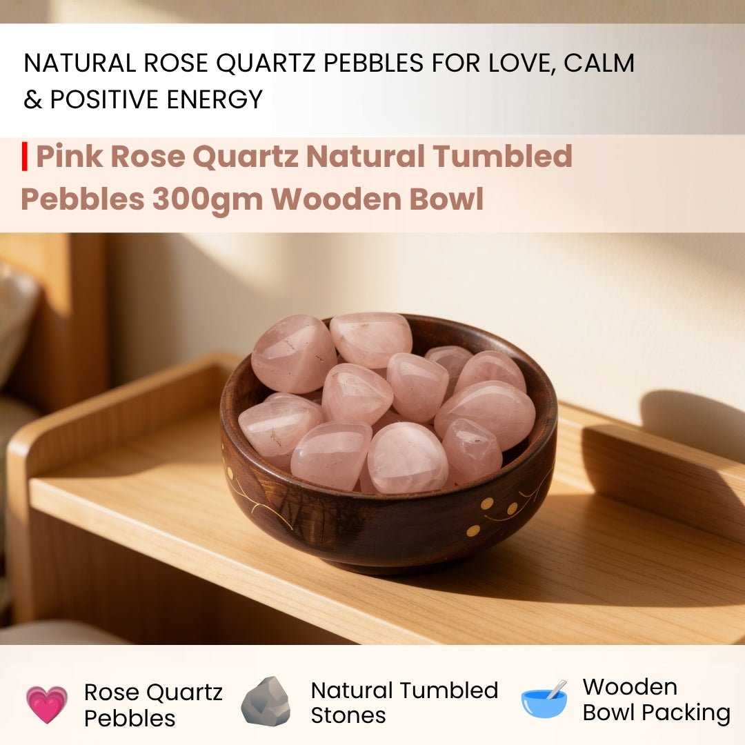 smooth polished surfaces and rounded shapes of rose quartz pebbles