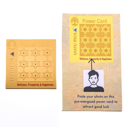 power card pre-energized pocket charm card vastu