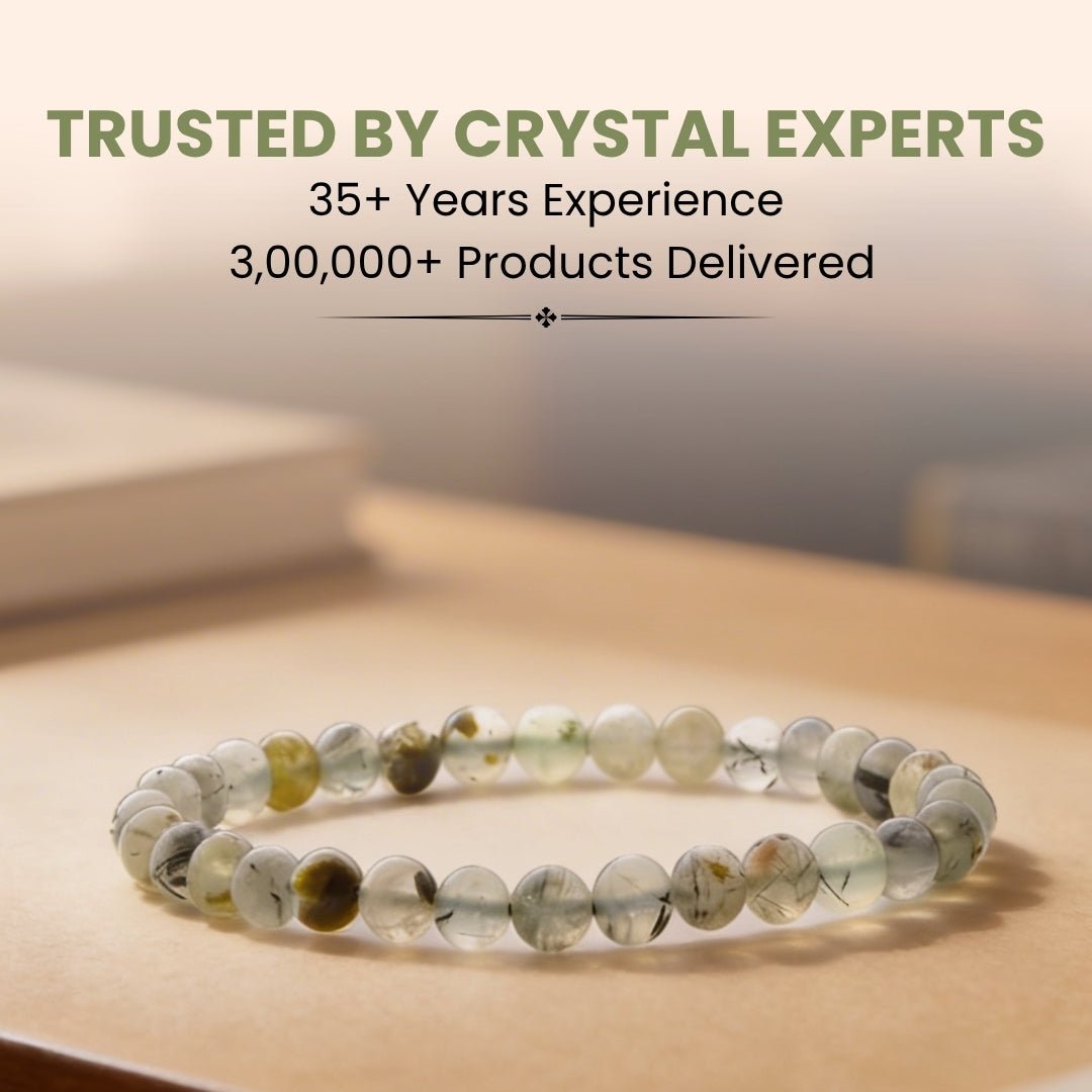 Prehnite Bracelet - plusvalueindia