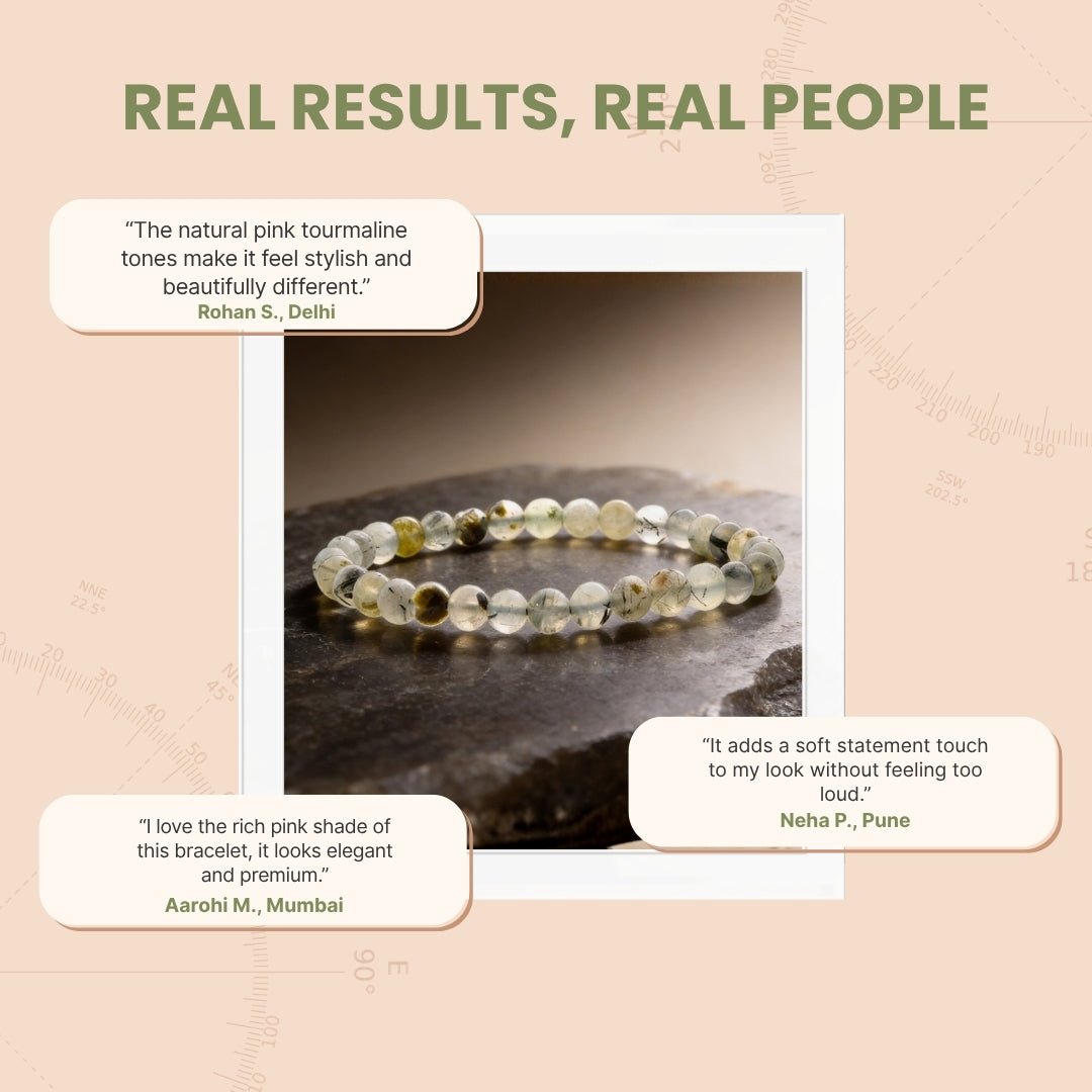 Prehnite Bracelet - plusvalueindia