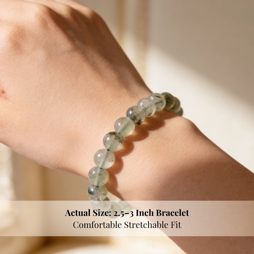Prehnite Bracelet - plusvalueindia
