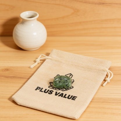 Pocket Crystal- Prehnite For Declutter, Meditation, Environment - plusvalueindia