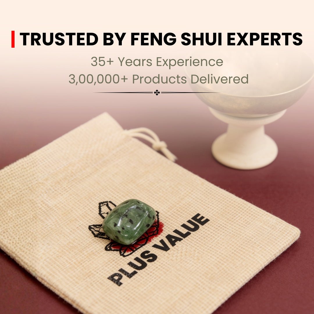 Pocket Crystal- Prehnite For Declutter, Meditation, Environment - plusvalueindia