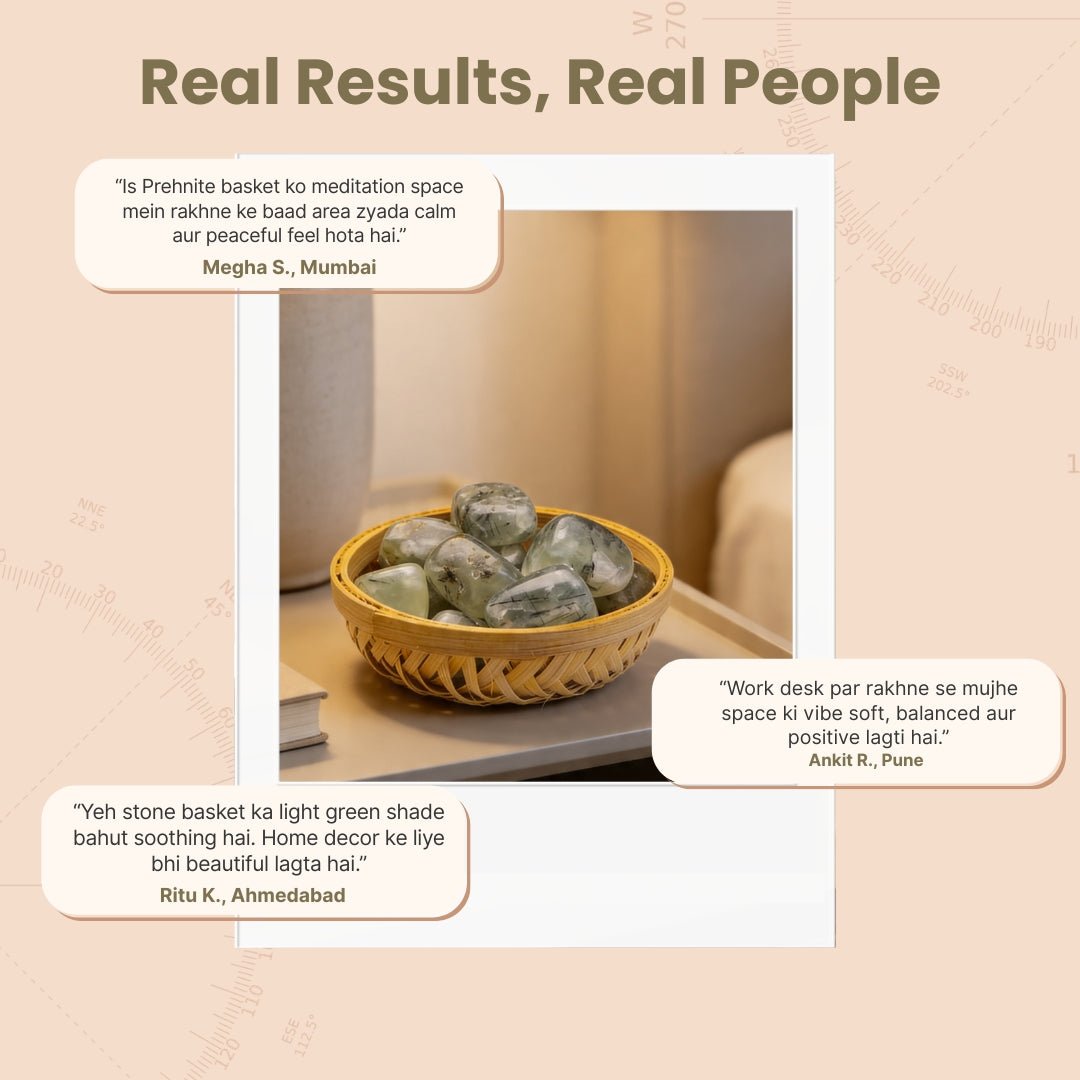 Prehnite Tumbled Stone Pebbles - plusvalueindia