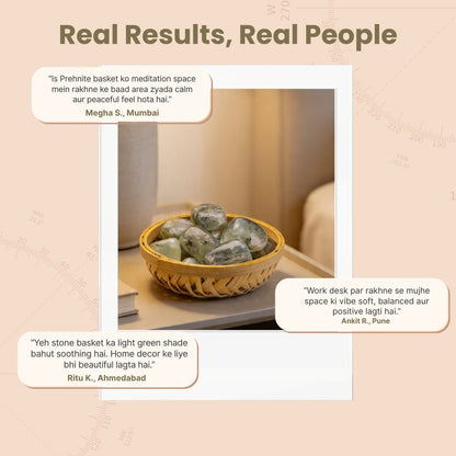 Prehnite Tumbled Stone Pebbles - plusvalueindia