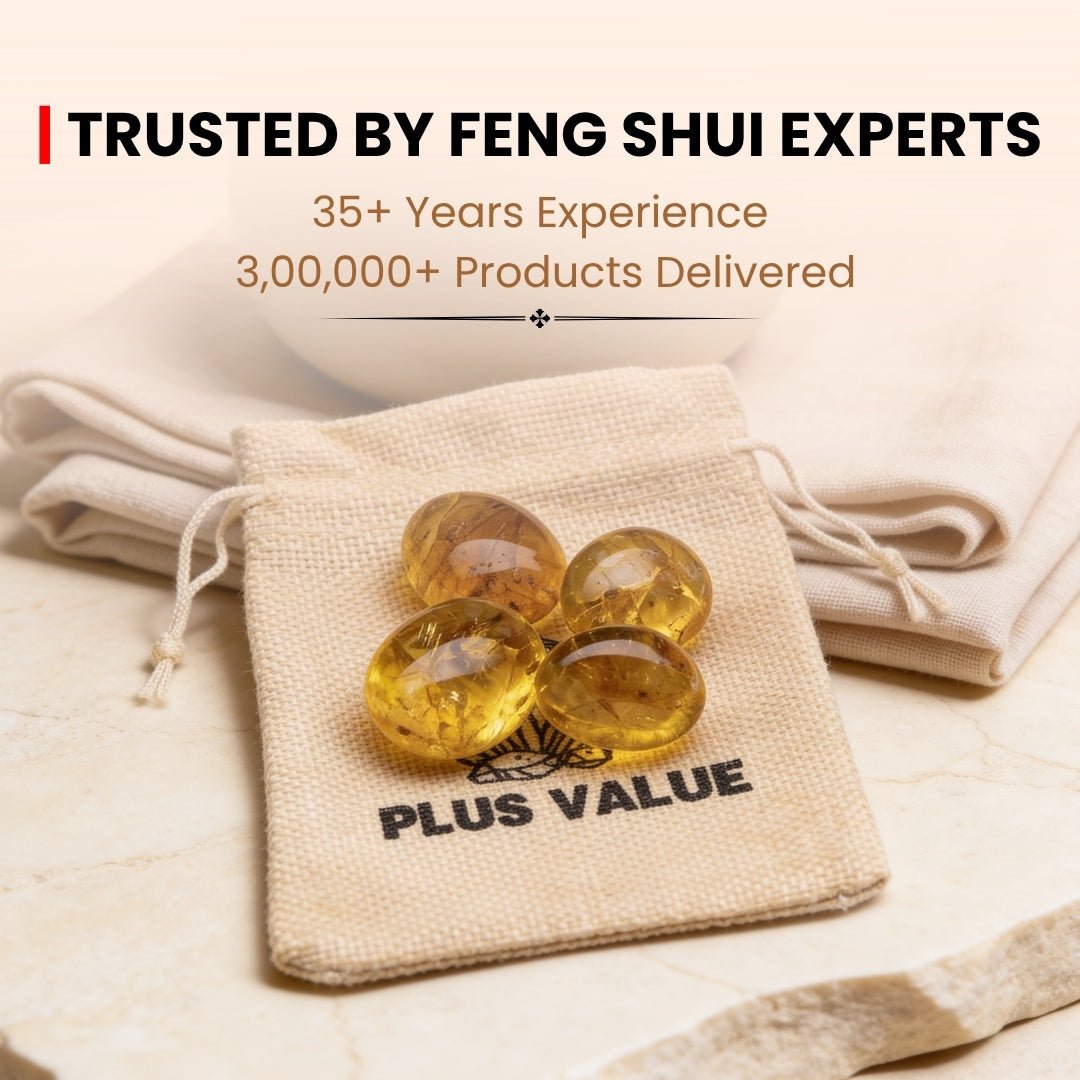 Natural Citrine Tumbled AAA+ Stone Pebbles - plusvalueindia