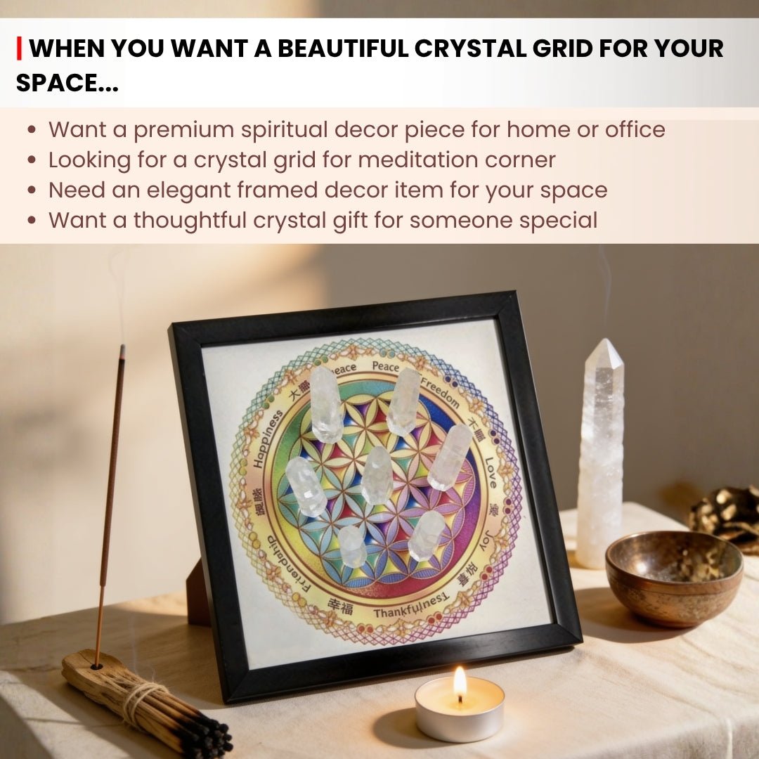 Personal Healing Vastu Crystal Grid - plusvalueindia