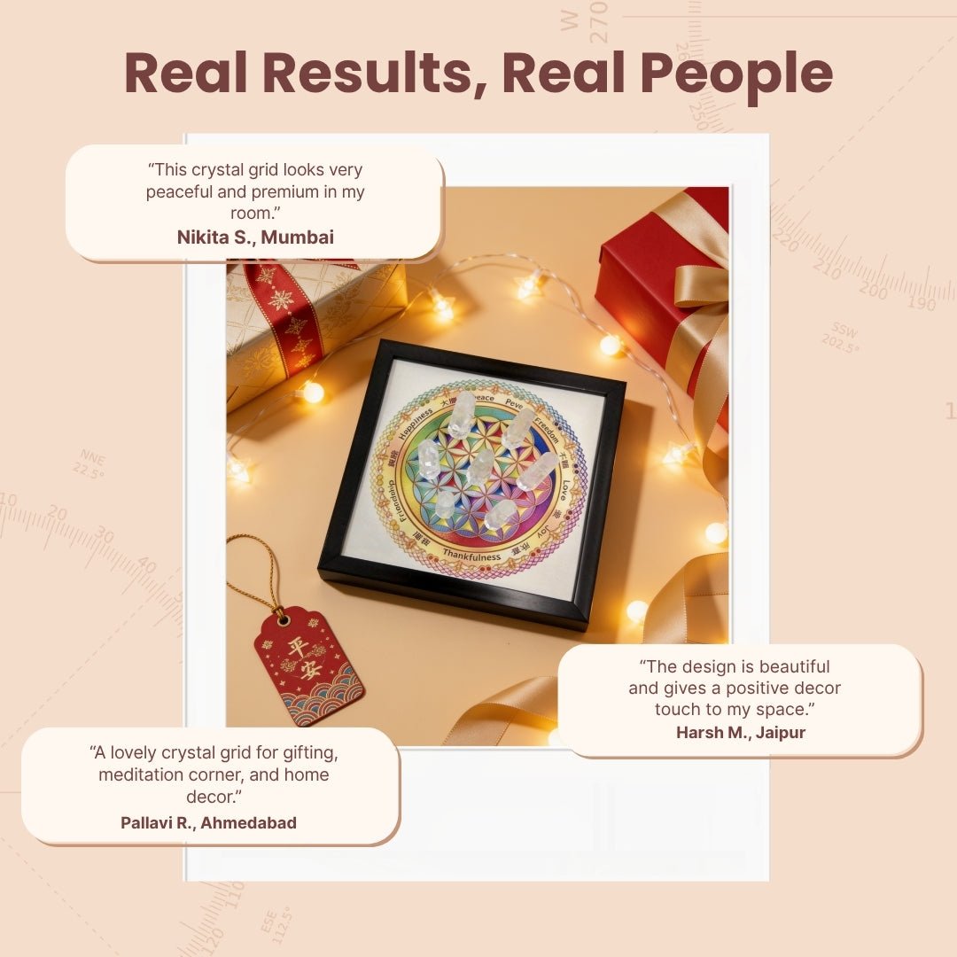 Personal Healing Vastu Crystal Grid - plusvalueindia
