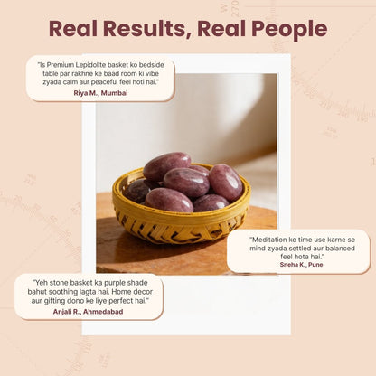 Premium Lepidolite Tumbled Stone Pebbles - plusvalueindia