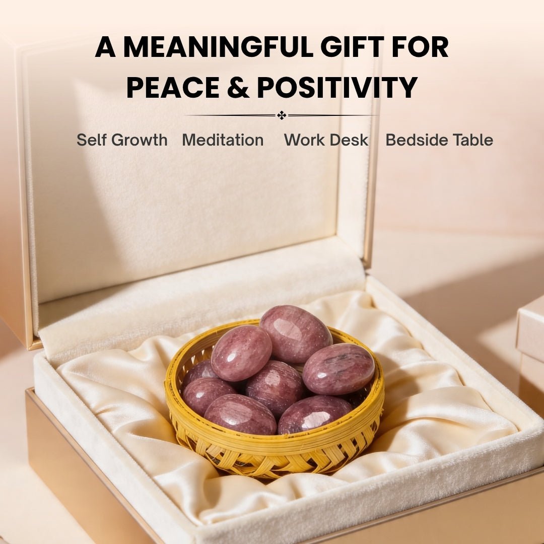 Premium Lepidolite Tumbled Stone Pebbles - plusvalueindia