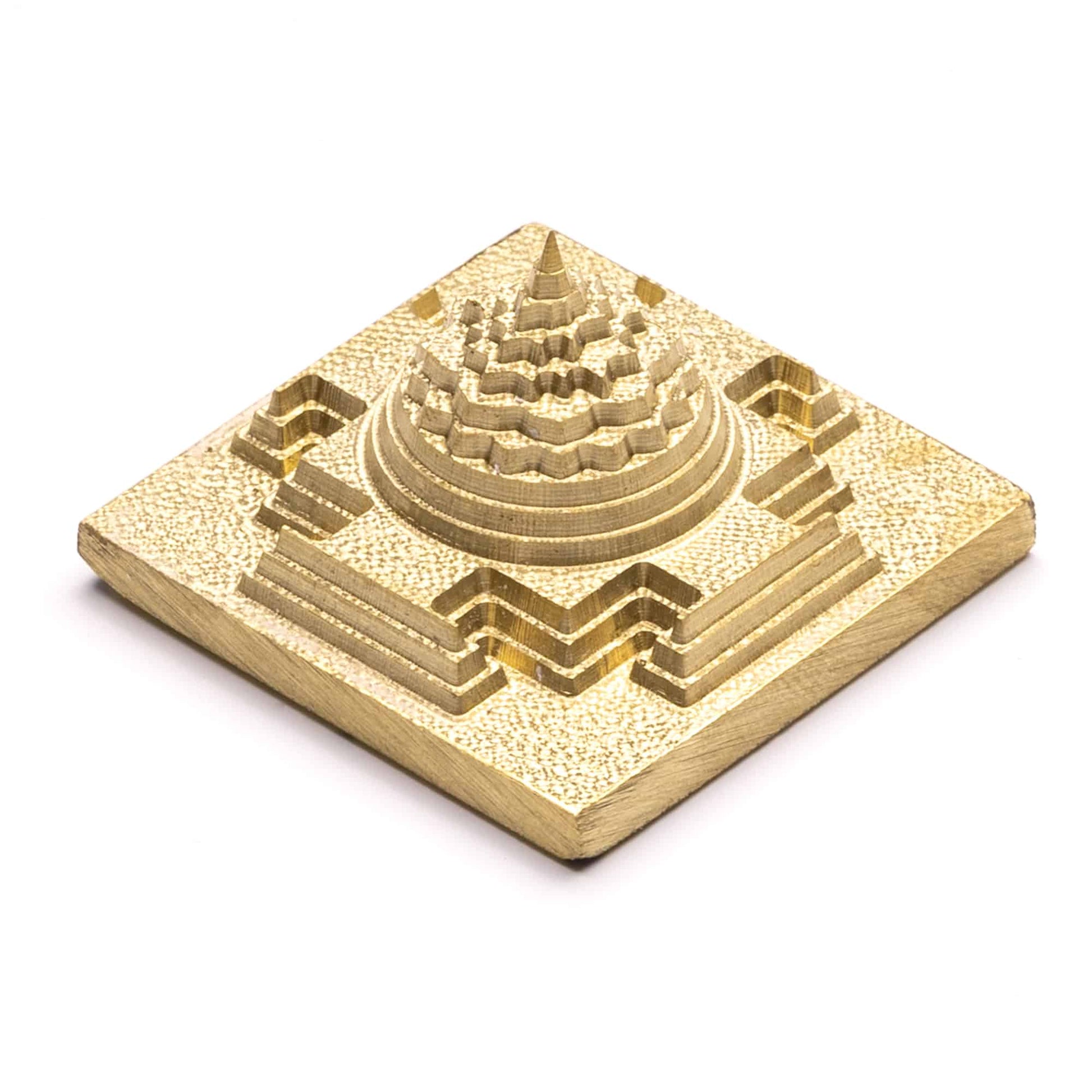 premium meru sri yantra gold plate cnc cutting vastu