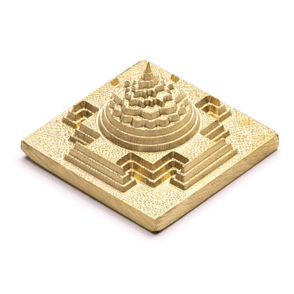 premium meru sri yantra gold plate cnc cutting vastu