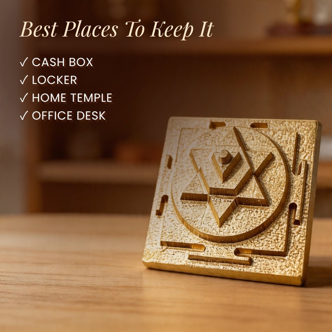 Premium Shri Kuber Yantra, made in India by Plus Value