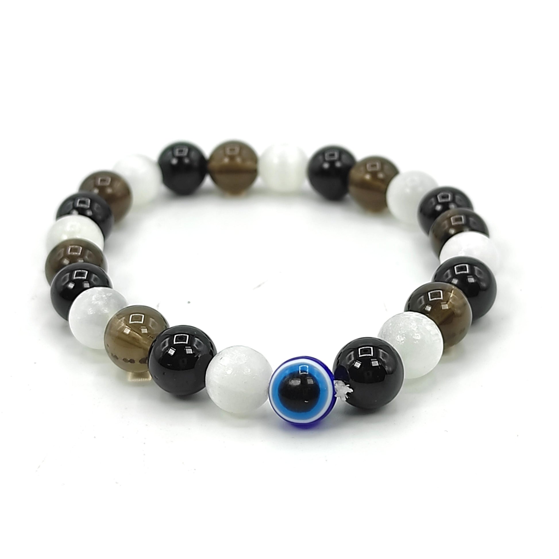 protection bracelet reiki healing crystal 8mm