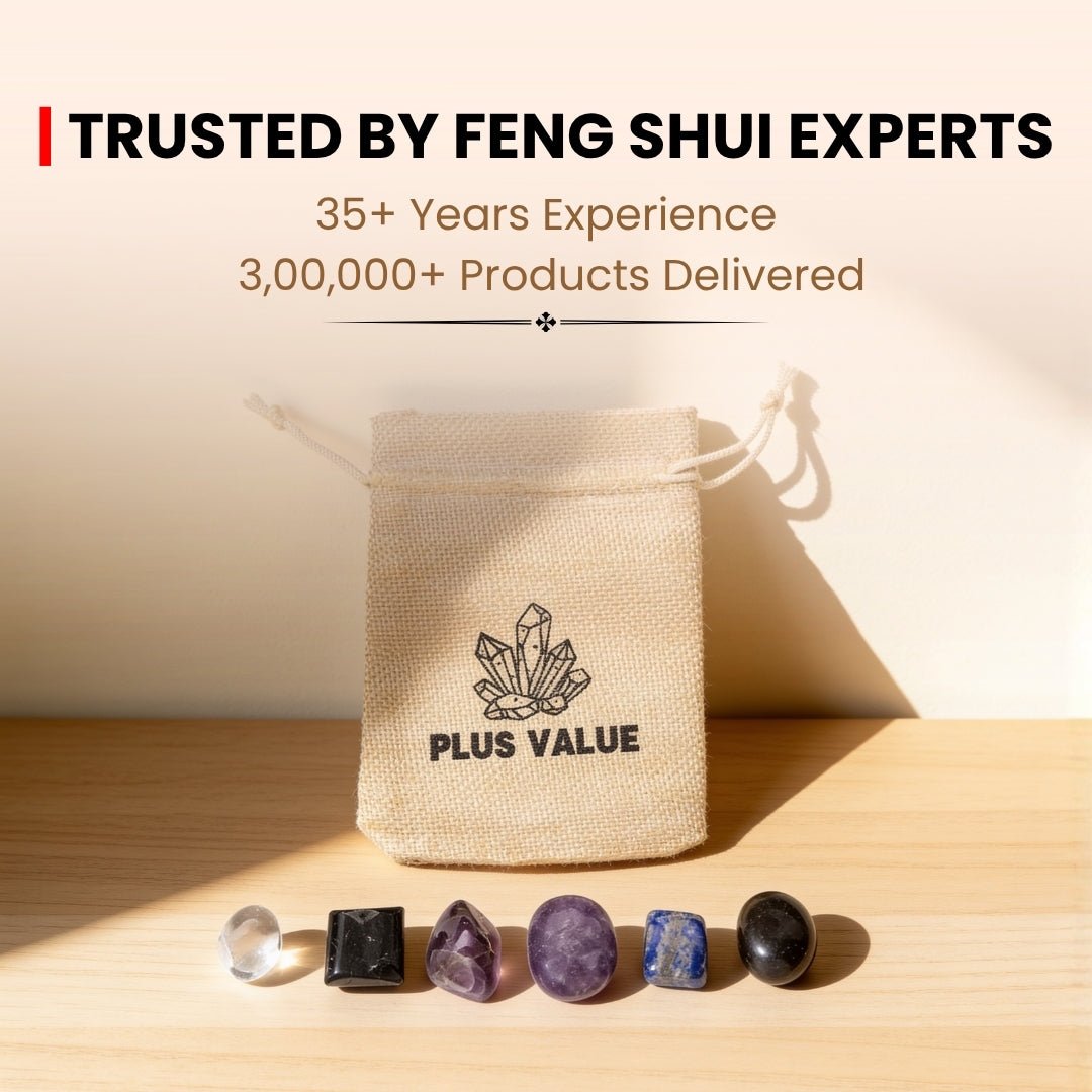 Psychic crystal set infographic highlighting Third Eye activation, intuition enhancement, energy vampire defense, and aura protection