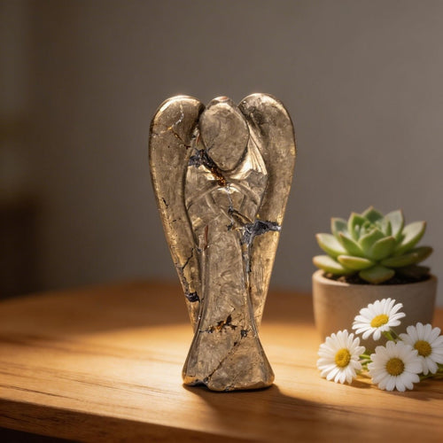 Pyrite Angel Guardian for Career and Business Opportunities - plusvalueindia