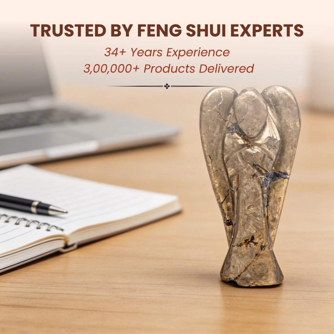 Pyrite Angel Guardian for Career and Business Opportunities - plusvalueindia