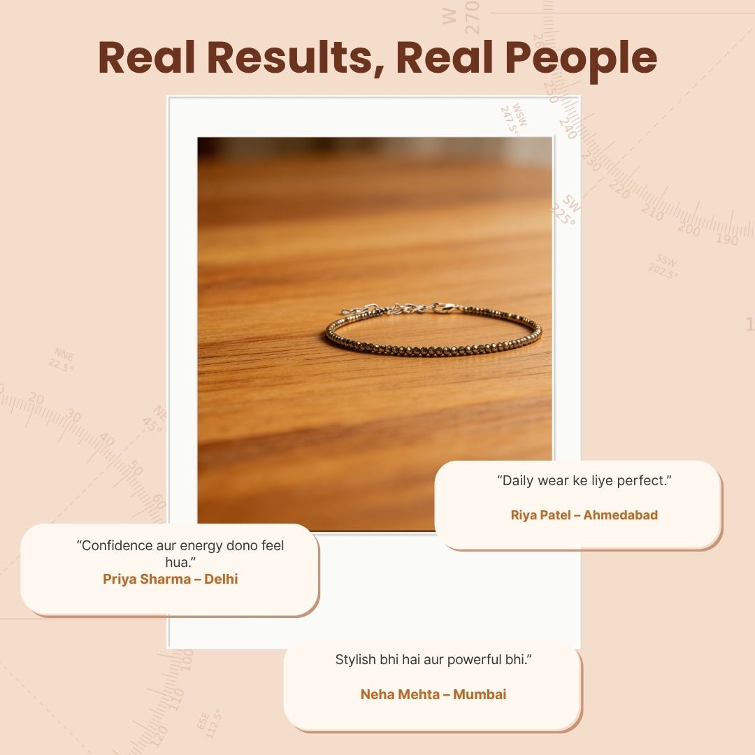 ✨ PYRITE ANKLET FOR WOMEN – WEALTH, CONFIDENCE & MANIFESTATION JEWELLERY - plusvalueindia