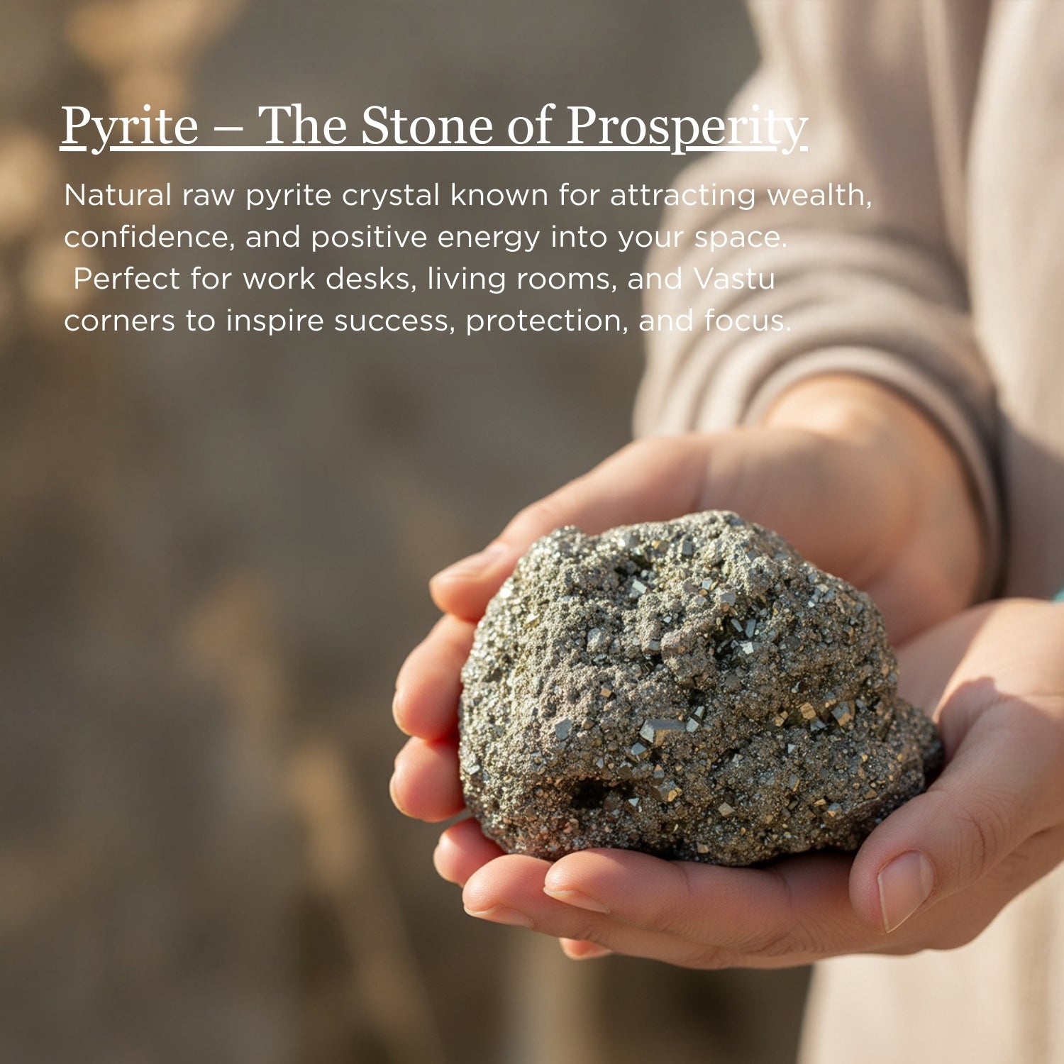 Pyrite Stone Raw Cluster [Attracting Money Fast, Business Luck - Spectacular Results] - plusvalueindia