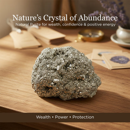 Pyrite Stone Raw Cluster [Attracting Money Fast, Business Luck - Spectacular Results] - plusvalueindia