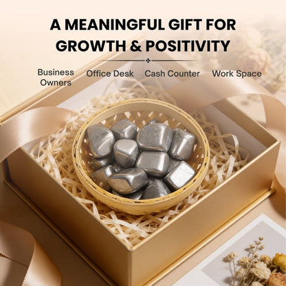 Pyrite Tumbled Stone Pebbles (Wealth Attraction, Money & Prosperity) - plusvalueindia