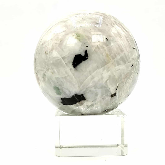 rainbow moonstone ball vastu fengshui reiki healing crystal aura chakra