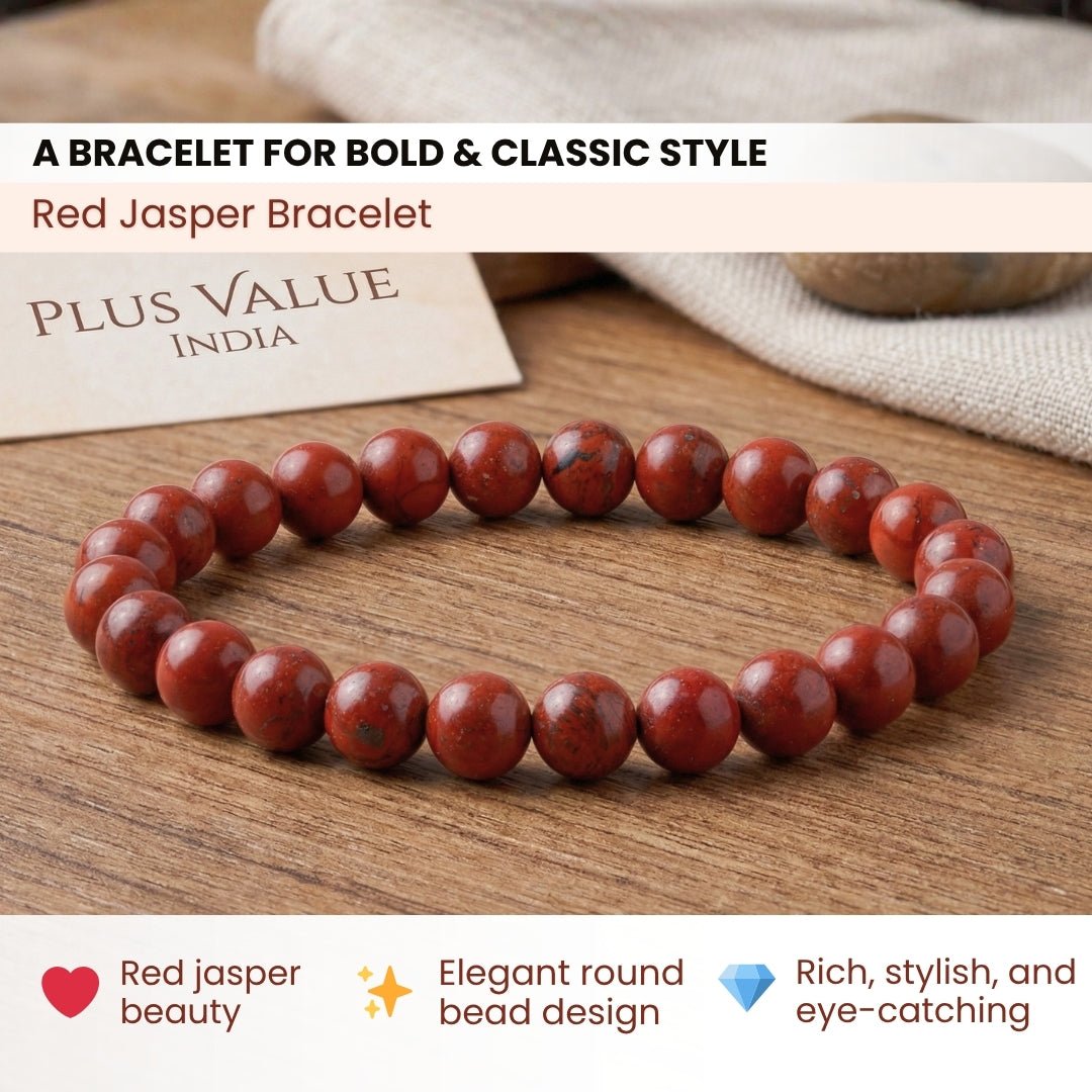 Red Jasper Bracelet For Innovative Ideas And Performance - plusvalueindia