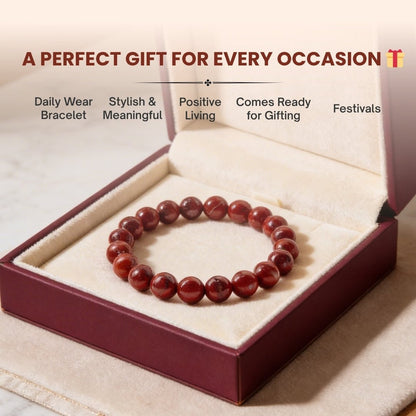 Red Jasper Bracelet For Innovative Ideas And Performance - plusvalueindia