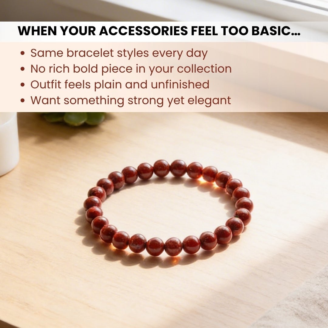 Red Jasper Bracelet For Innovative Ideas And Performance - plusvalueindia