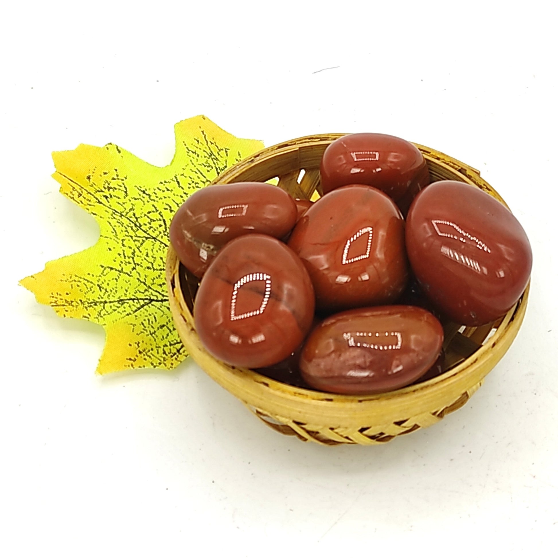 red jasper tumble stone pebble reiki healing 200grams