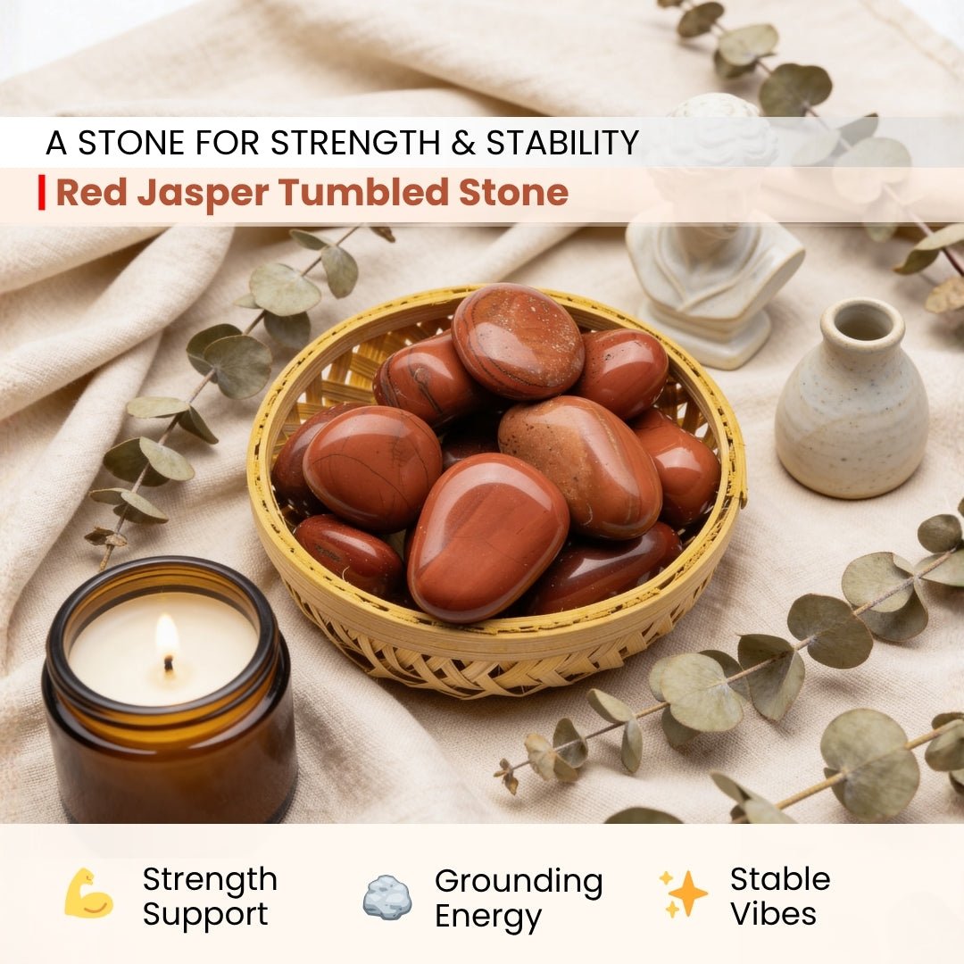 Red Jasper Tumbled Stone Pebbles Crystals, crystal for home and office