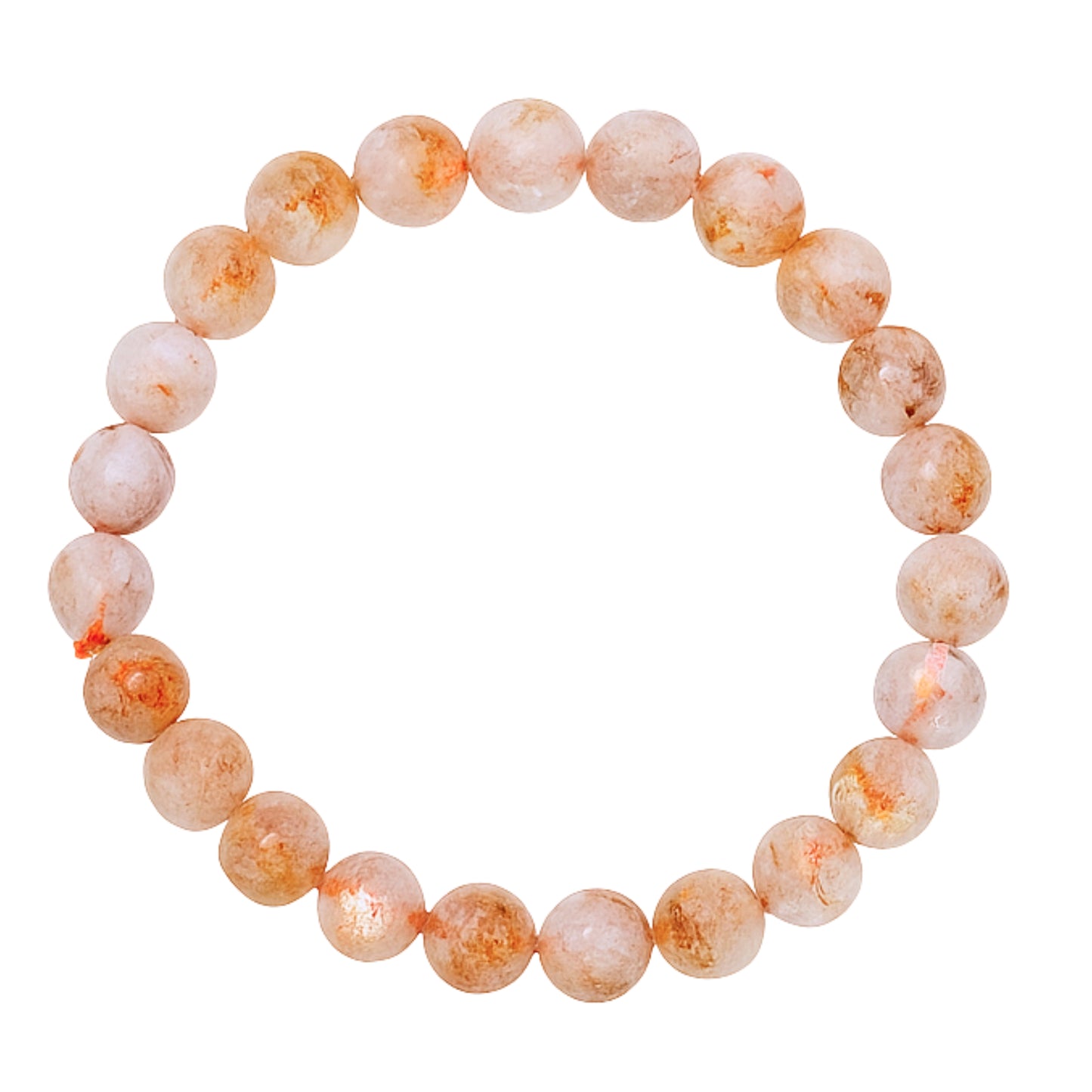 Faceted Citrine Bracelet 8mm for Financial Luck Round Beads For Men & Women