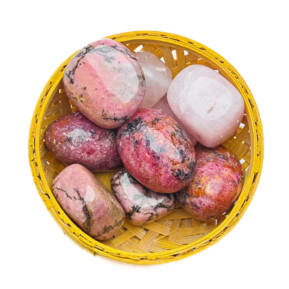 relationship tumble crystal stone pebble 200gm Basket