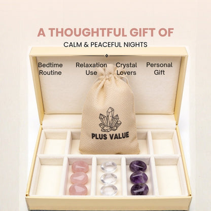 Restful Night Healing Crystals for Insomnia, Peaceful and Sound Sleep - plusvalueindia