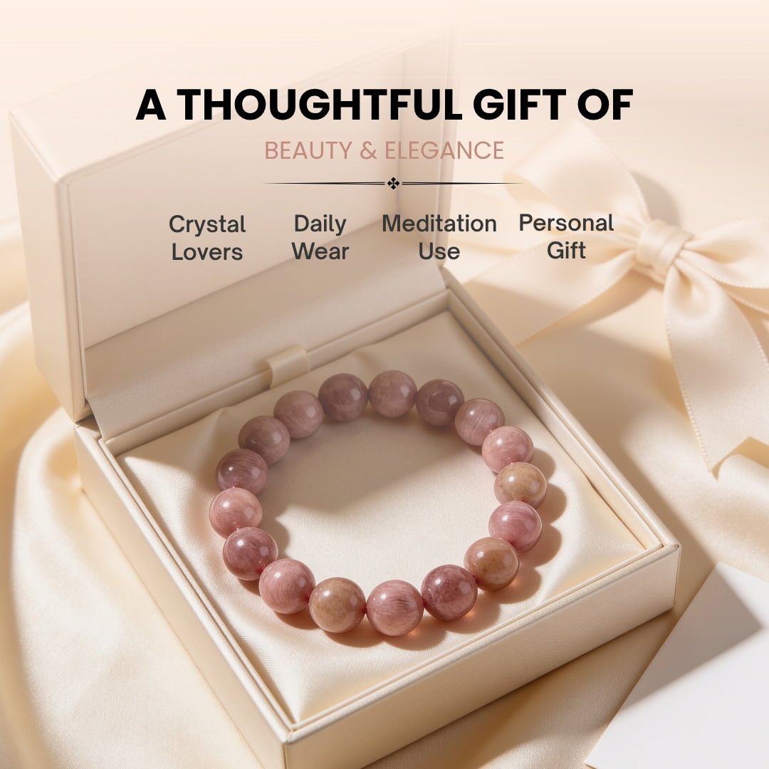Rhodochrosite Bracelet - plusvalueindia