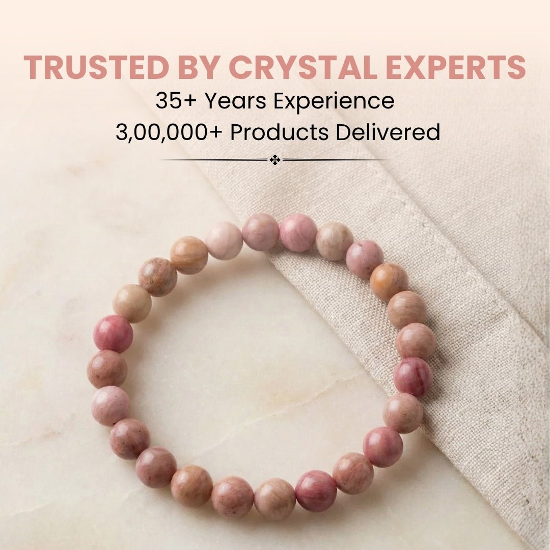 Rhodochrosite Bracelet - plusvalueindia