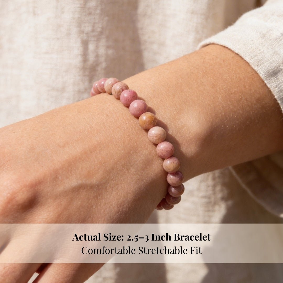 Rhodochrosite Bracelet - plusvalueindia