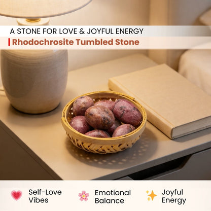 Rhodochrosite Tumbled Stone Pebbles - plusvalueindia