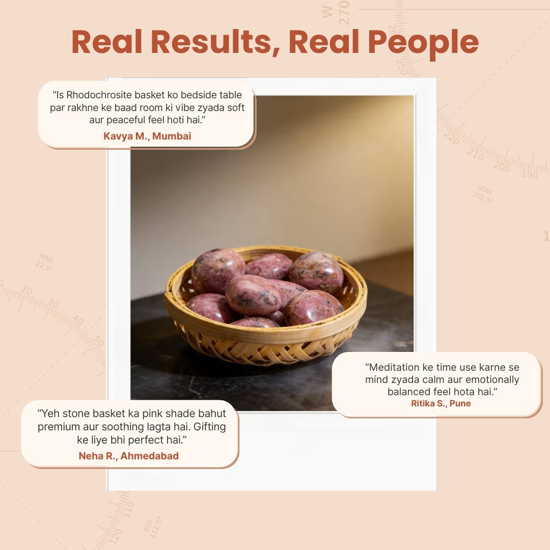 Rhodochrosite Tumbled Stone Pebbles - plusvalueindia