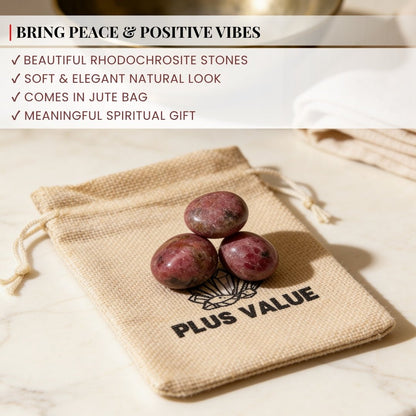 Rhodochrosite Tumbled Stone Pebbles - plusvalueindia