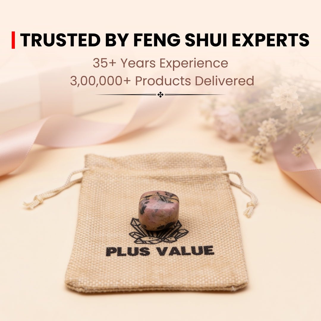 Rhodonite Pocket Stone - plusvalueindia