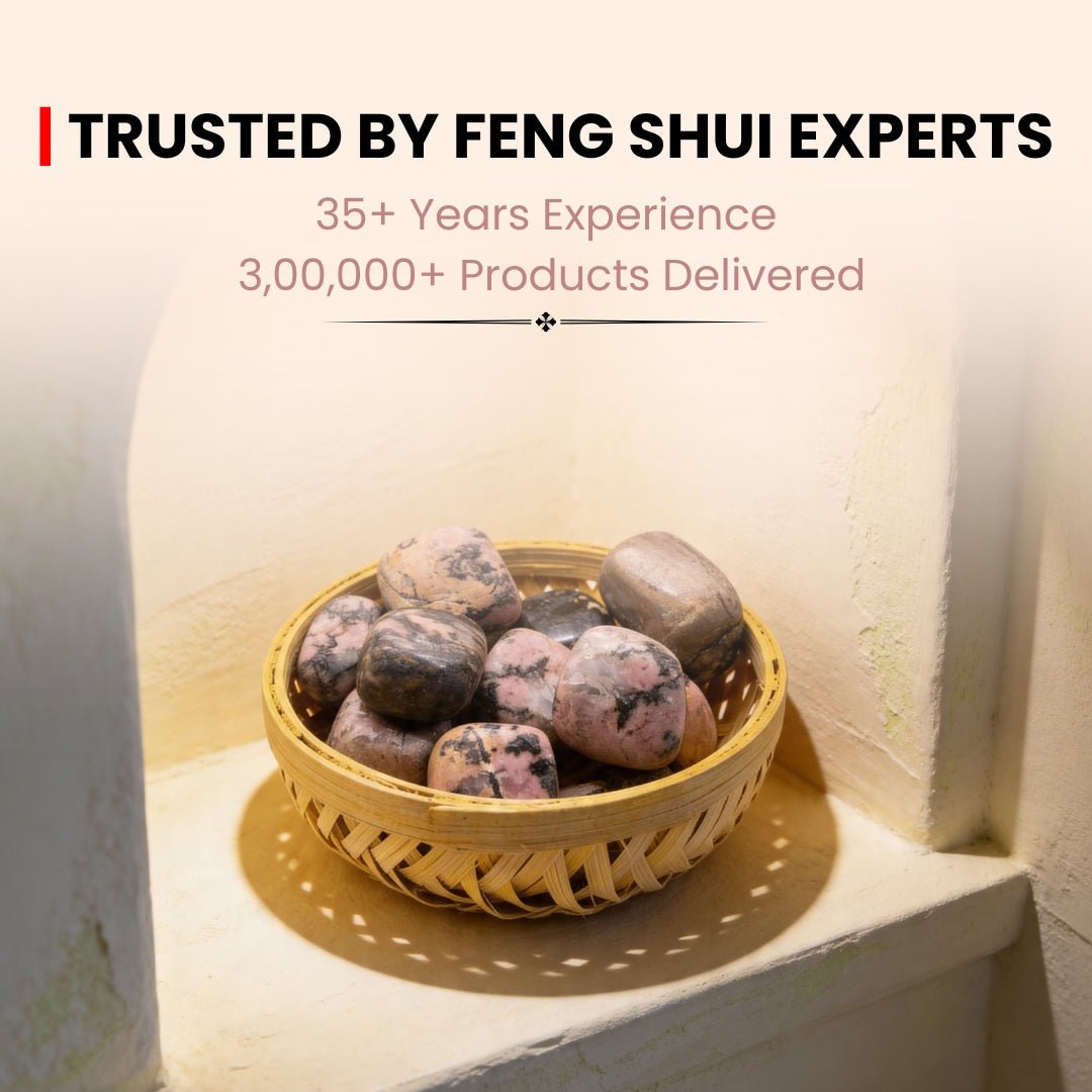 Rhodonite Tumbled Stone Pebbles - plusvalueindia