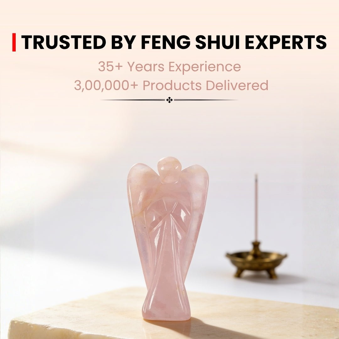 Rose Quartz angel infographic highlighting Heart Chakra opening, self-love, emotional peace, and angelic protection